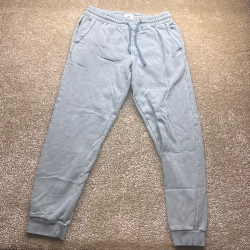 Surfside Supply Mens Jogger Pants Light Blue Fleece Lined Sweatpants Size M